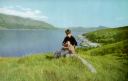 Edal with Jimmy Watt above Camusfearna and the Sound of Sleat